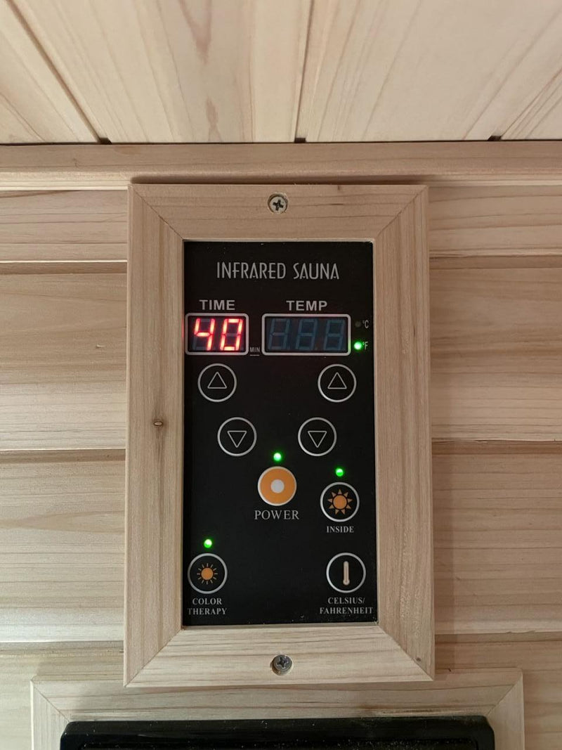 Sauna Finlandese ad Infrarossi 250x150 cm in Cedro Canadese Adler-9