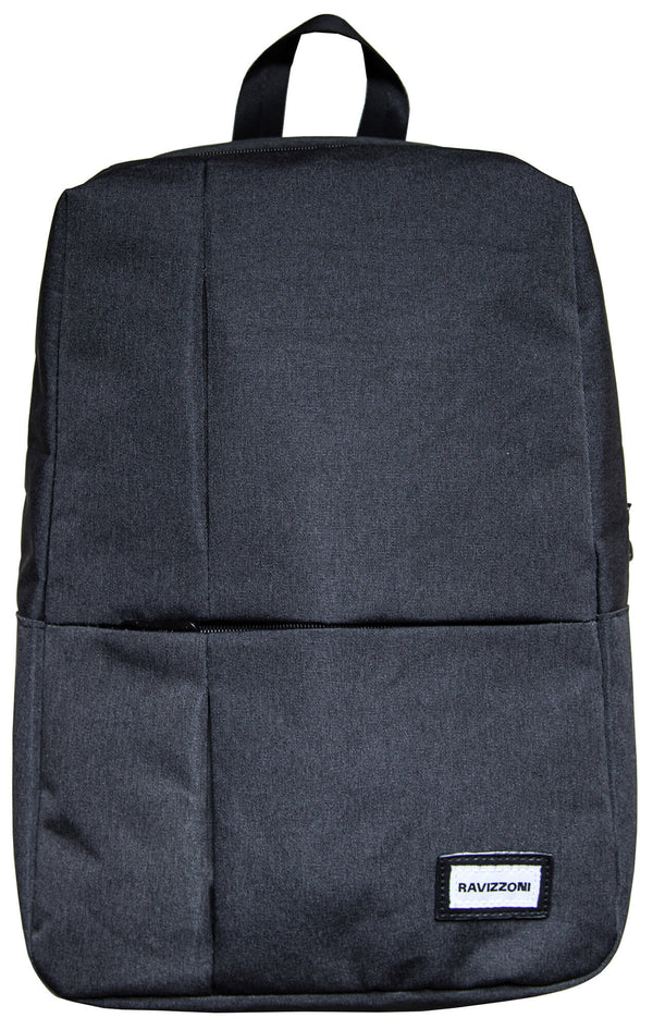 online Laptop Rucksack iPad Tablet aus Polyester mit Fächern und Taschen Ravizzoni Job 4 Grau