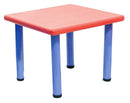 Tavolo Quadrato per Bambini 62x62x52 cm in Plastica Miller Rosso-1