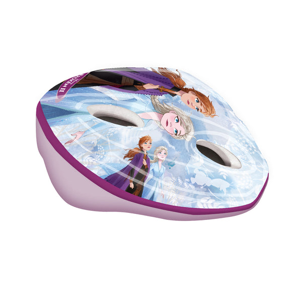 prezzo Casco per Bambina Misura 52-56 cm con Fori di Aerazione con Licenza Disney Frozen
