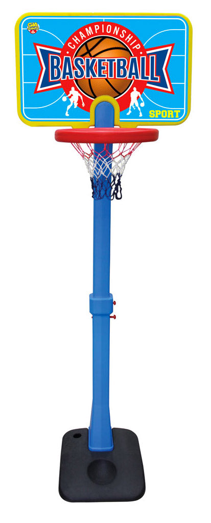 Höhenverstellbarer Kinder-Basketballkorb mit Kidfun-Ball sconto