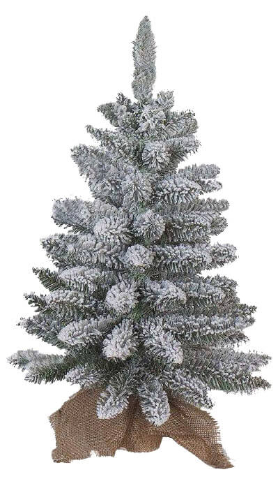 prezzo Mini Albero di Natale Artificiale Innevato 90 cm 105 Rami Verde
