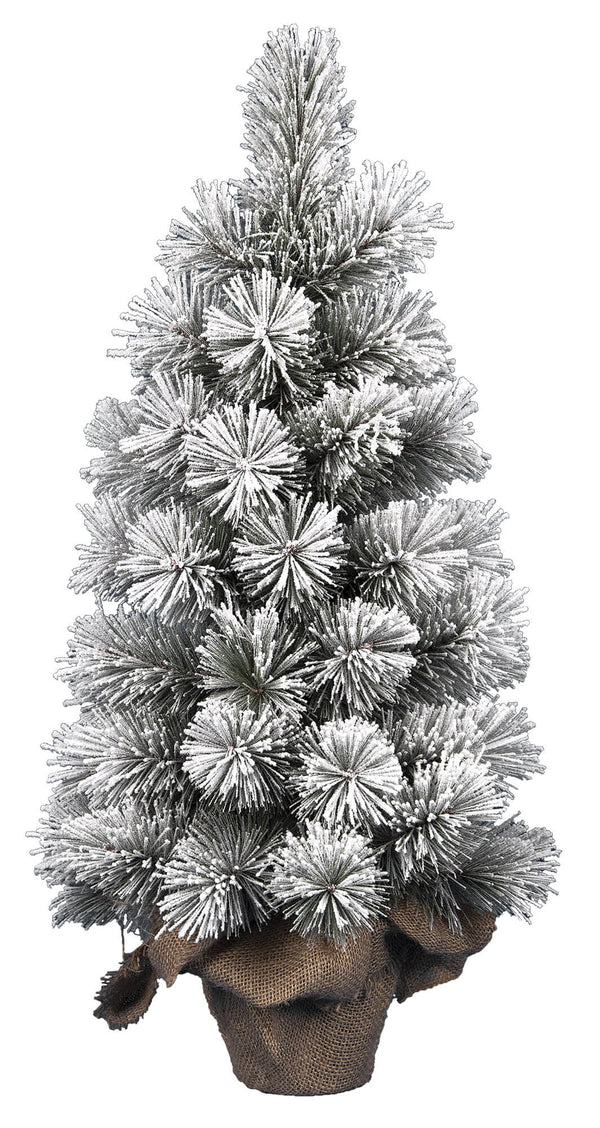 prezzo Mini Albero di Natale Artificiale Innevato 90 cm 83 Rami Verde