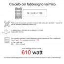 Scaldasalviette da Bagno in Acciaio H1200 mm Bonussi Stand Dritto Bianco Varie Misure-4