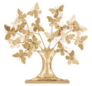 Albero della Vita con Farfalle Glam 31x8x30 cm in Ferro Oro-1