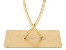 Scultura Leaf Glam 25x8,5x35 cm in Ferro Oro-2