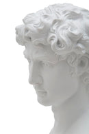 Scultura Roman 21,5x14,5x34 cm in Poliresina Bianco-4