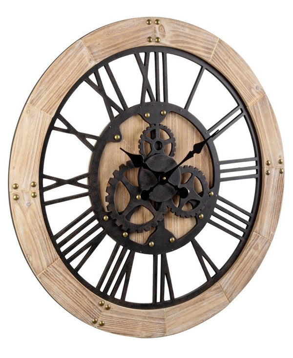 Orologio da Parete  Ø80x5 cm in Legno Ticking sconto