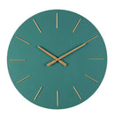 Orologio da Parete  Ø60x5 cm in Legno TimeLine Verde-1