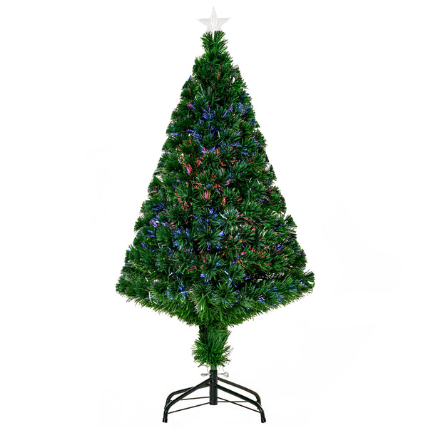 Sehr dicker künstlicher Weihnachtsbaum 120 cm aus Glasfaser mit PVC-Halterung sconto