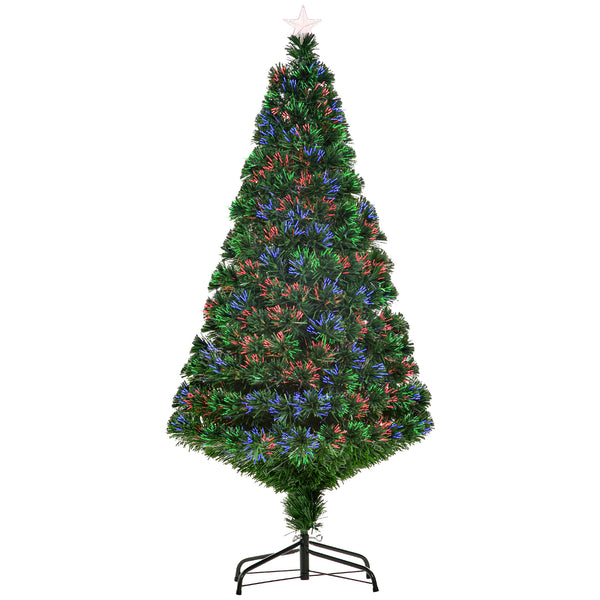 Sehr dicker künstlicher Weihnachtsbaum 150 cm in Fiberoptik mit Ständer sconto