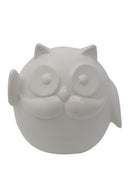Gufo Porcellana Hello 13x9,5x13,5 cm Porcellana Bianco-4