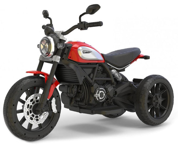 sconto Elektromotorrad für Kinder 12V Ducati Scrambler Icon Rot