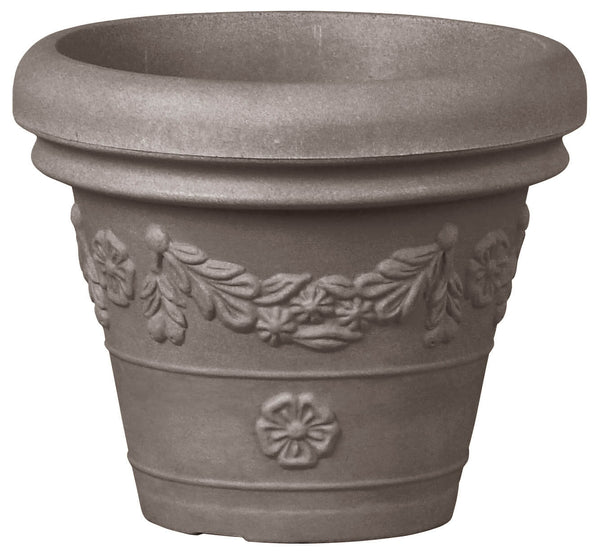 Klassische Cappuccino Festooned Tulli Resin Vase in verschiedenen Größen online