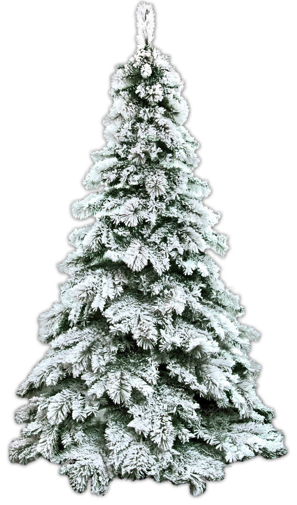 online Albero di Natale Artificiale Innevato Apertura Ramo/Ramo Montebianco Verde Varie Misure
