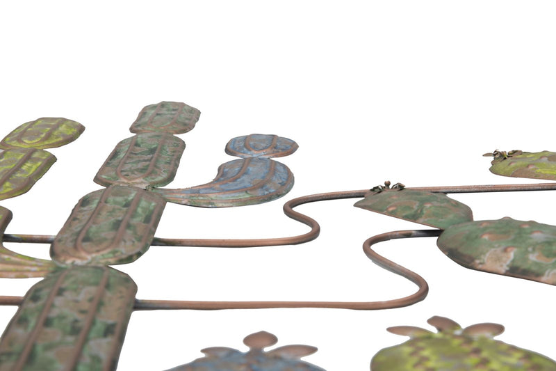 Pannello Cactus 90x2,5x64 cm in Ferro Multicolor-6