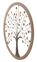 Pannello da Muro Albero della Vita Mirror New Ø80x2 cm in Ferro e MDF-2