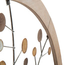 Pannello da Muro Albero della Vita Mirror New Ø80x2 cm in Ferro e MDF-5