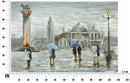 Dipinto Sut Tela Old City 120x3,7x80 cm in Alluminio Legno e Canvas-7