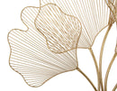 Pannello Glam Leaf 69x5x62 cm in Ferro Oro-3