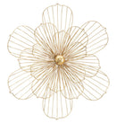 Pannello Flowery Stick 60x8x54 cm in Ferro Oro-1