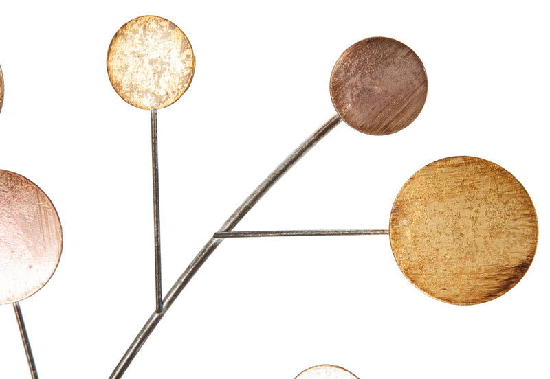 Pannello da Muro Tree 88x2,5x88 cm in Ferro-2