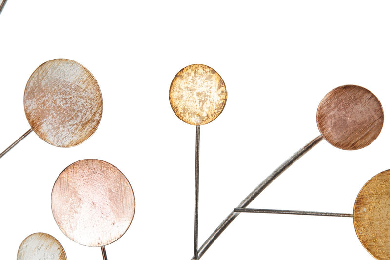 Pannello da Muro Tree 88x2,5x88 cm in Ferro-3