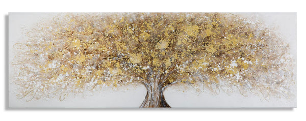 prezzo Gemälde auf Leinwand Super Tree 180x3,8x60 cm in Kiefernholz und Leinwand