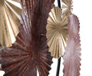 Pannello Round Leaf 68,5x6x66,5 cm in Ferro Multicolor-3