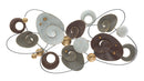 Pannello Planet 120x6x58 cm in Ferro Multicolor-1