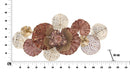 Pannello Flowery 118x10x58 cm in Ferro Multicolor-7