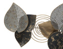 Pannello Half Leaf 97x5,5x43 cm in Ferro Multicolor-2