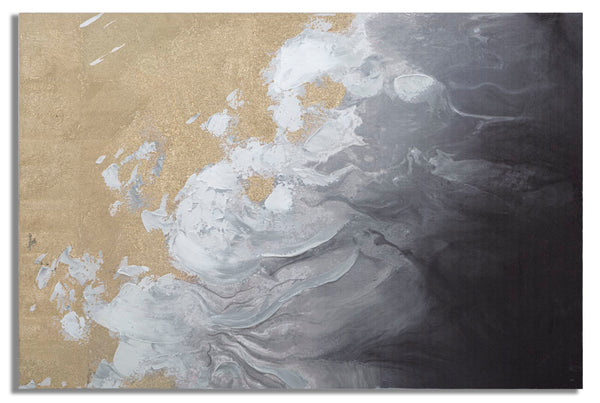 Gemalt auf Action Canvas 120x3,8x80 cm in Pine Wood und Multicolor Canvas prezzo