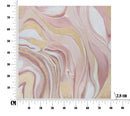 Dipinto su Tela Pinkly 80x2,8x80 cm in Legno di Pino e Canvas Multicolor-6