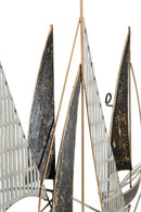 Pannello Veliero 91x2,5x55,9 cm in Ferro Multicolor-2