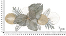 Pannello Mety 134x9,5x70 cm in Ferro Multicolor-6