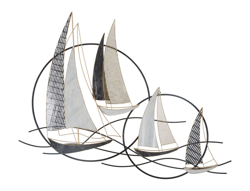 Pannello Vela 123x7x100 cm in Ferro Multicolor-1