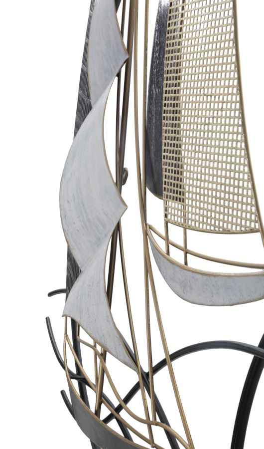 Pannello Vela 123x7x100 cm in Ferro Multicolor-3