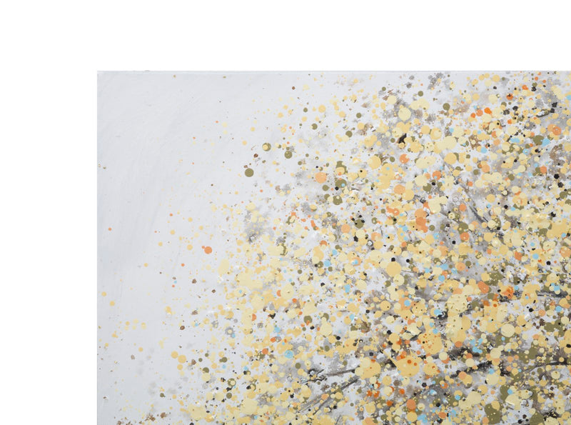 Dipinto su Tela Tree Simple 120x3,8x80 cm in Legno di Pino e Canvas Multicolor-2