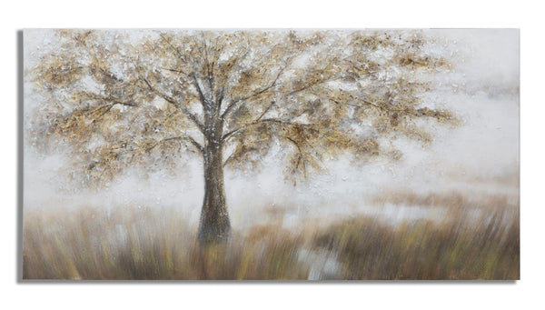 Malerei auf Leinwand Tree Dark 140x3,8x70 cm in Kiefernholz und mehrfarbiger Leinwand acquista