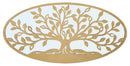 Pannello Albero della Vita Mirror 120x2x60 cm in Ferro MDF e Specchio Oro-1