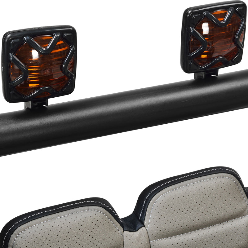 Macchina Elettrica per Bambini 12V 2 Posti Happy Kids Fuoristrada Nera-6