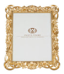 Cornice Flossy 27,8x2,5x33,5 cm in Poliresina e Vetro Oro-2