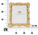 Cornice Flossy 27,8x2,5x33,5 cm in Poliresina e Vetro Oro-6