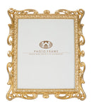 Cornice Celta 26,7x2x32,3 cm in Poliresina e Vetro Oro-2