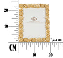 Cornice Mixy 19,3x2,3x24,5 cm in Poliresina e Vetro Oro-6