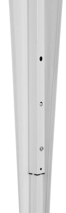 Gazebo da Giardino Pieghevole 3x3m Telo in Poliestere e PVC con Ventilazione Taddei Automatico Bianco-6