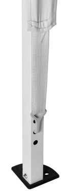 Gazebo da Giardino Pieghevole 3x3m Telo in Poliestere e PVC con Ventilazione Taddei Automatico Bianco-3