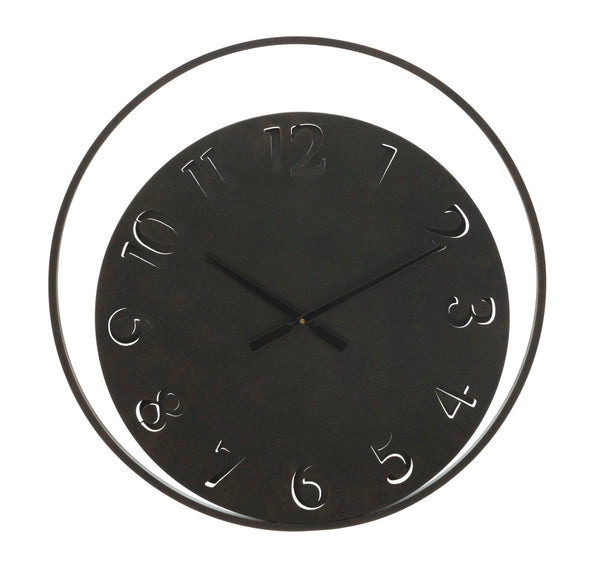 Circle Wanduhr Ø60x4,5 cm in Eisen prezzo