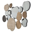 Specchio Quoxy 118x11x82,5 cm Lengo Ferro e Specchio Marrone-3
